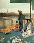 Variations in Flesh Colour and Green The Balcony by James Abbott McNeill Whistler